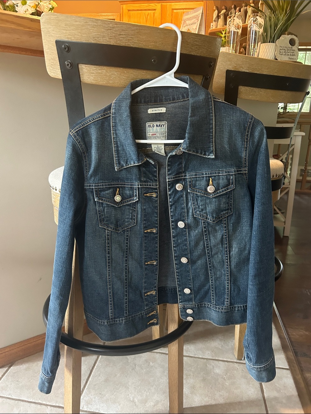 Old Navy Dark Blue Denim Jean Jacket